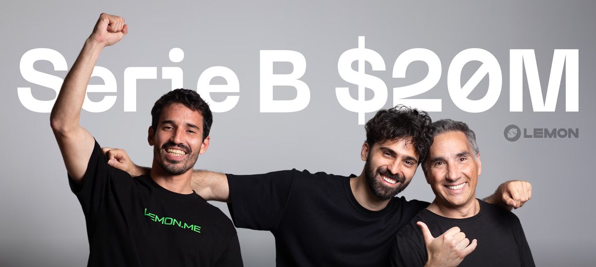 Lemon founders announcing the Series B